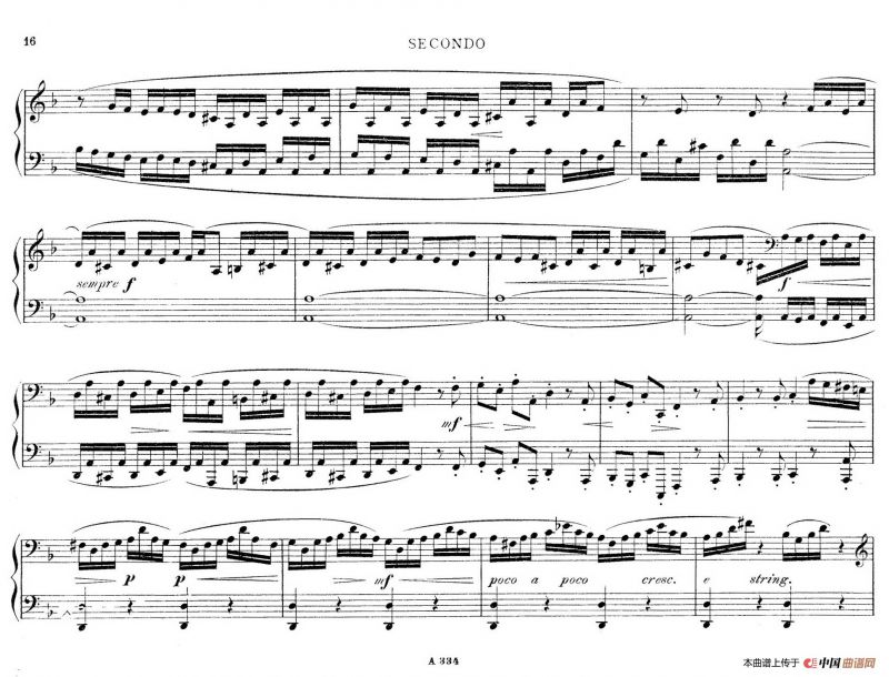 d小调托卡塔与赋格（BWV 565·雷格改编钢琴四手联弹版）
