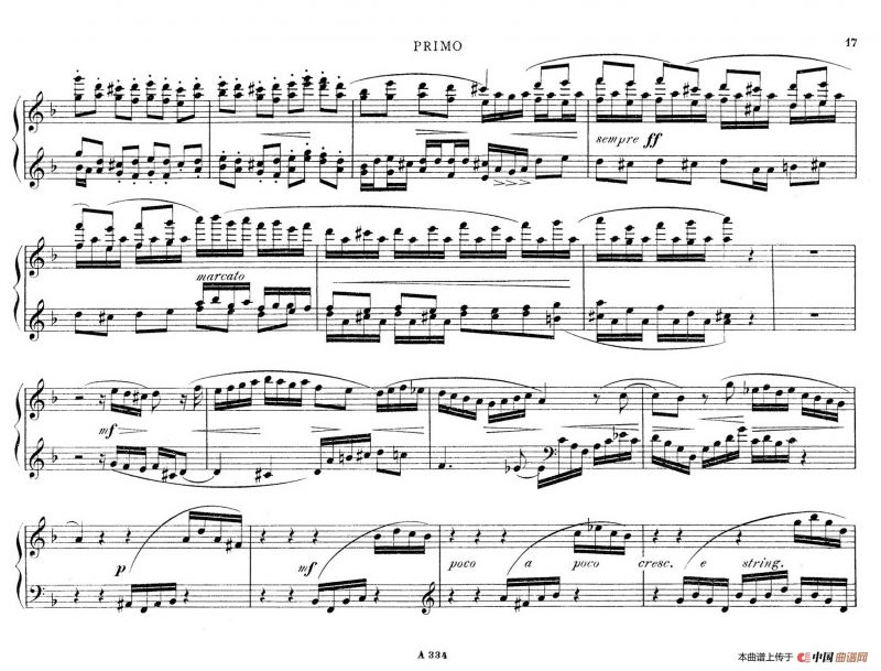 d小调托卡塔与赋格（BWV 565·雷格改编钢琴四手联弹版）