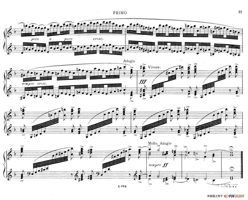 d小调托卡塔与赋格（BWV 565·雷格改编钢琴四手联弹版）