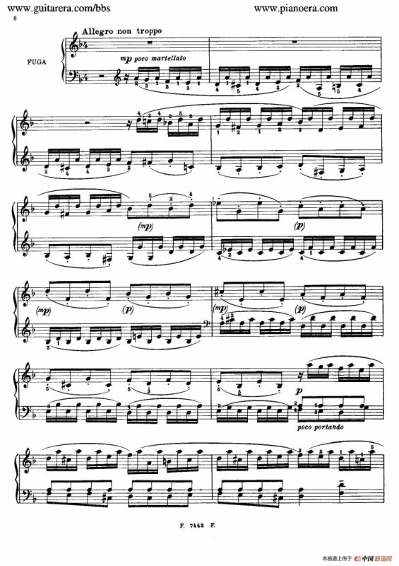 d小调托卡塔与赋格（BWV 565·柯尔托改编钢琴独奏版）