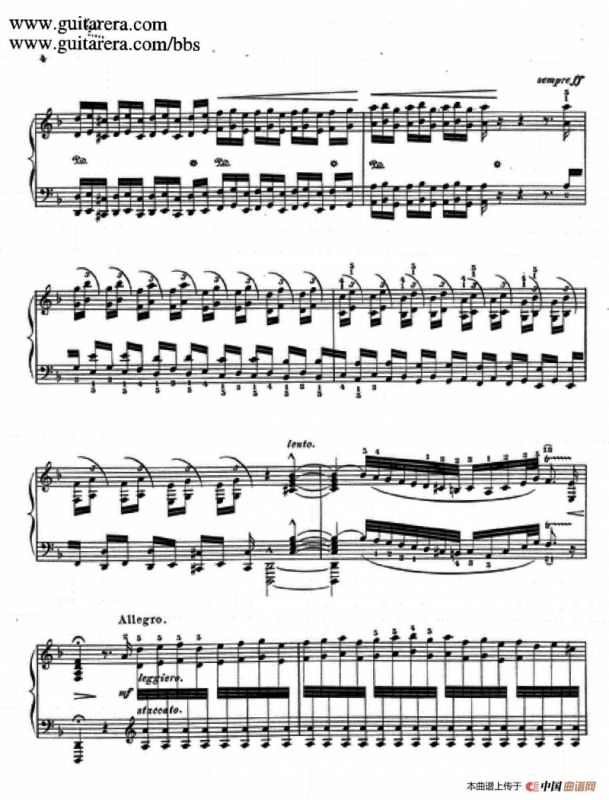 d小调托卡塔与赋格（BWV 565·陶西格改编钢琴独奏版）