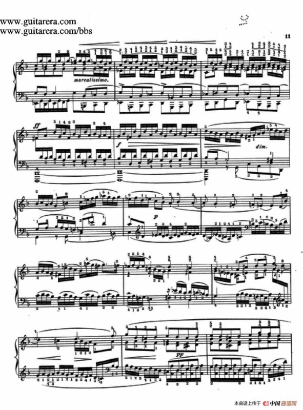 d小调托卡塔与赋格（BWV 565·陶西格改编钢琴独奏版）