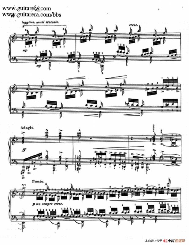 d小调托卡塔与赋格（BWV 565·陶西格改编钢琴独奏版）