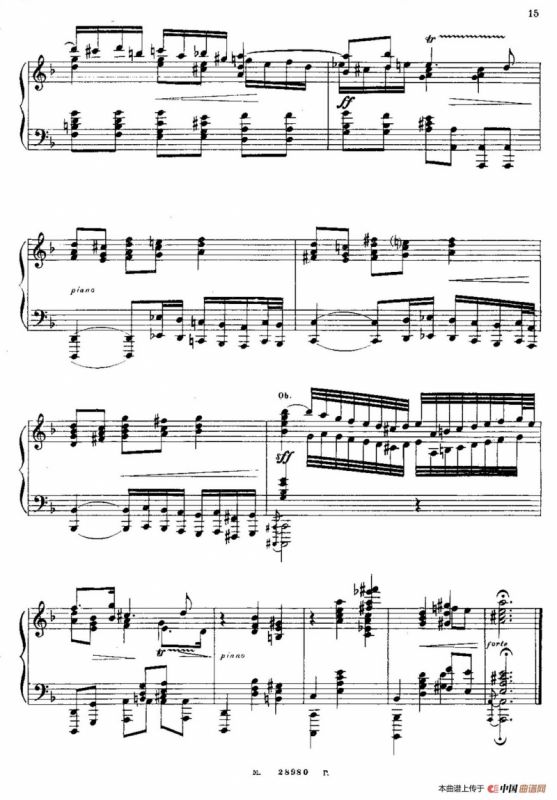 Brandenburg Concerto No.1 in F Major BWV 1046（F大调第一勃兰登堡协奏曲·第二乐章）