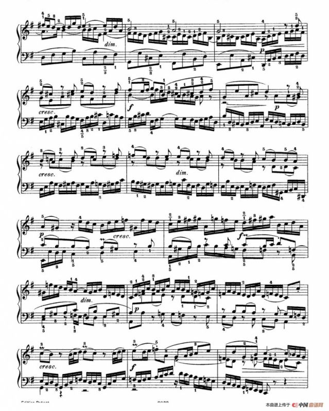 Six Partitas BWV 825-830（6首帕蒂塔·6）