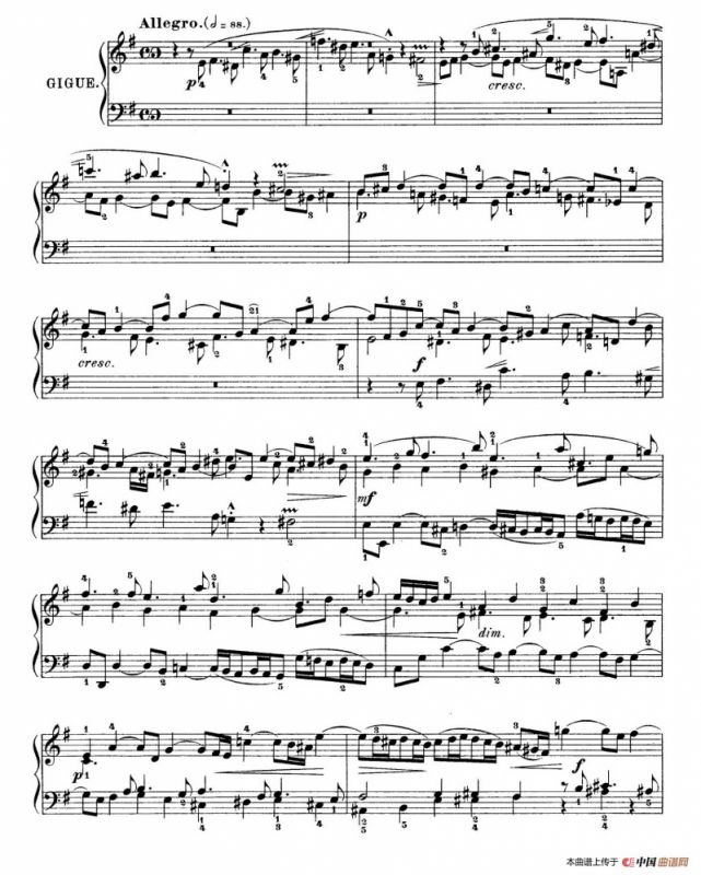 Six Partitas BWV 825-830（6首帕蒂塔·6）