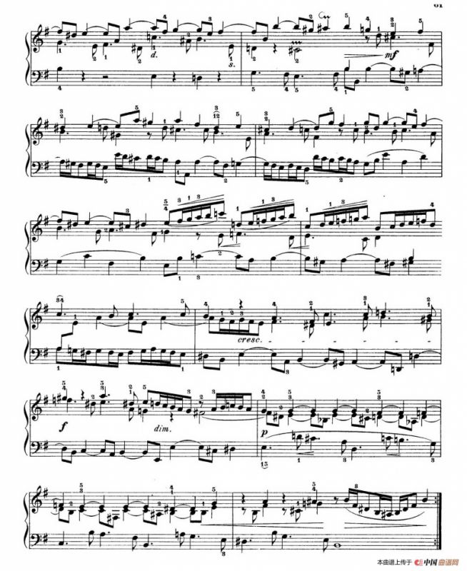 Six Partitas BWV 825-830（6首帕蒂塔·6）