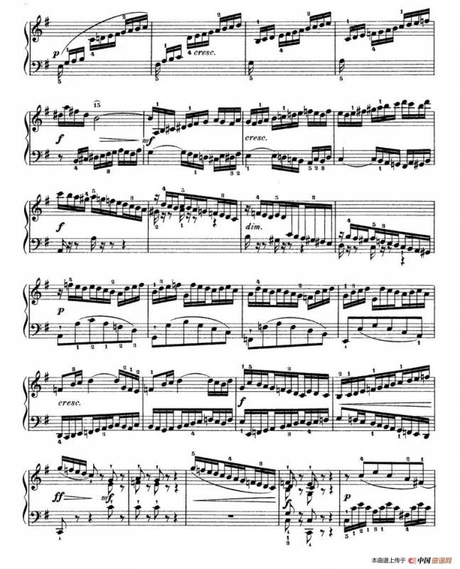 Six Partitas BWV 825-830（6首帕蒂塔·5）