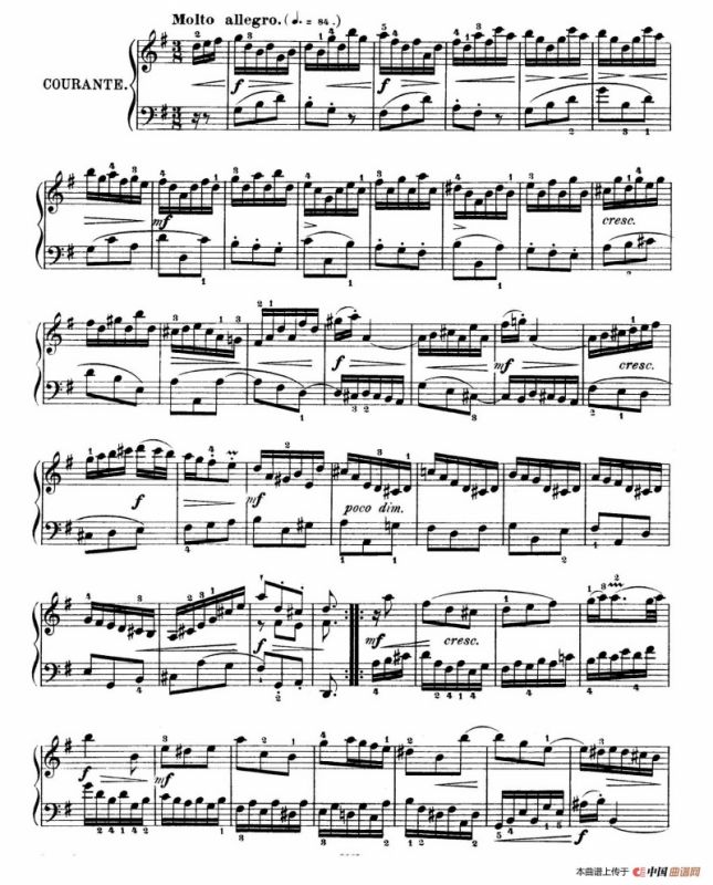 Six Partitas BWV 825-830（6首帕蒂塔·5）