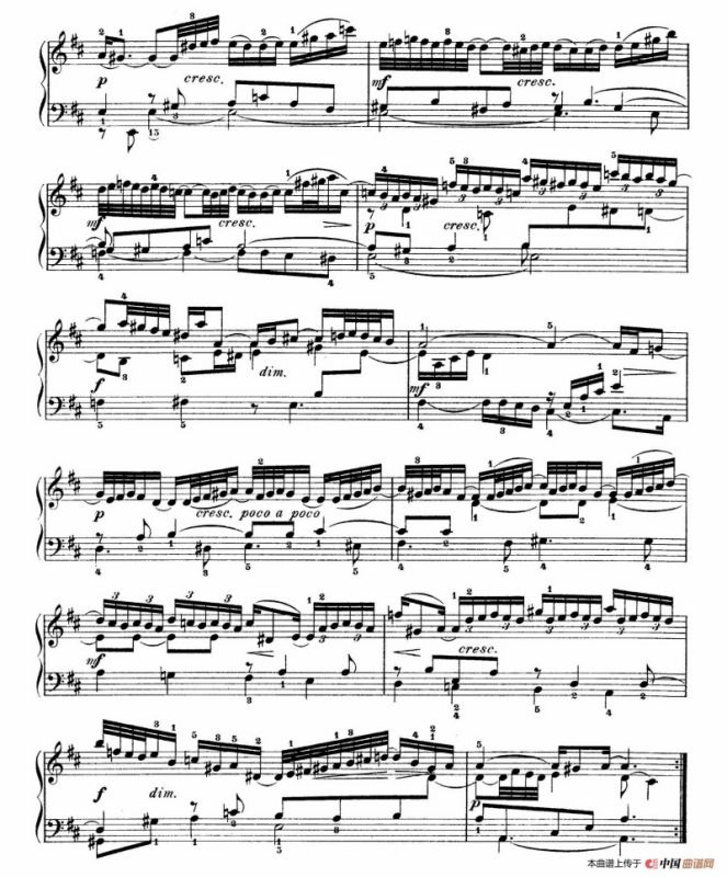 Six Partitas BWV 825-830（6首帕蒂塔·4）