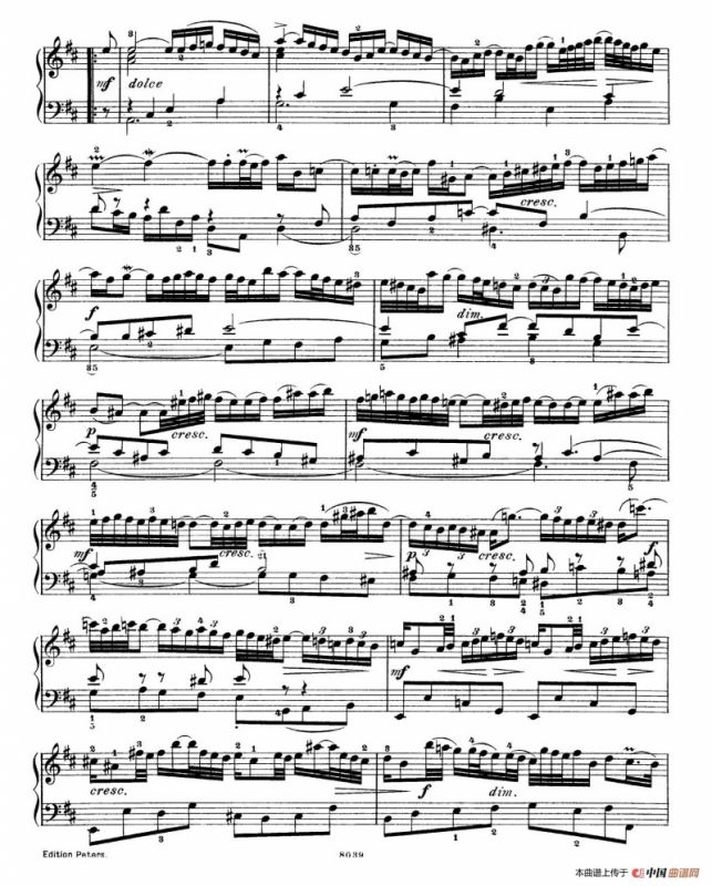 Six Partitas BWV 825-830（6首帕蒂塔·4）