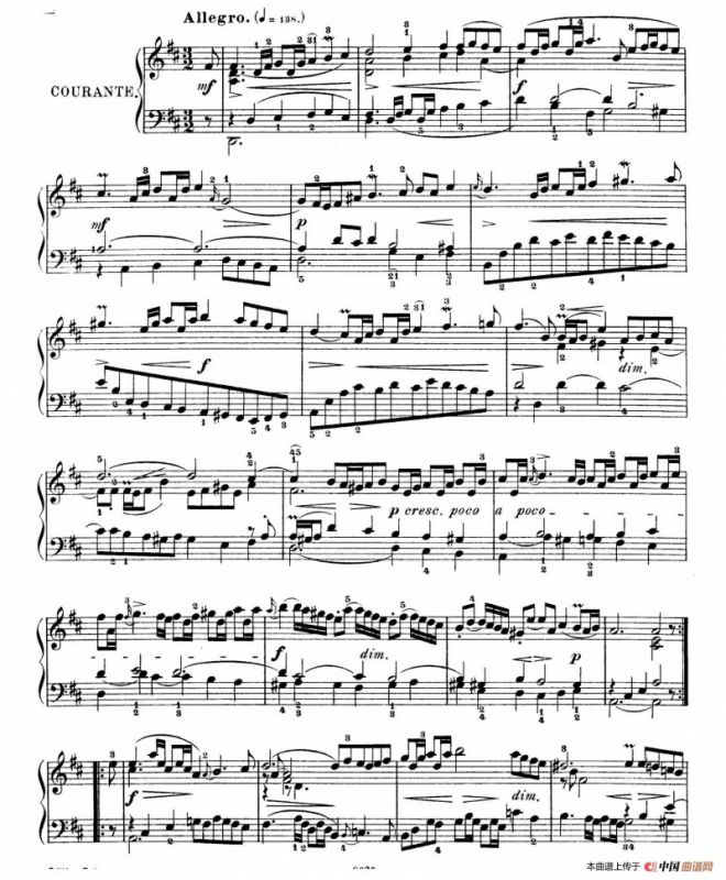 Six Partitas BWV 825-830（6首帕蒂塔·4）