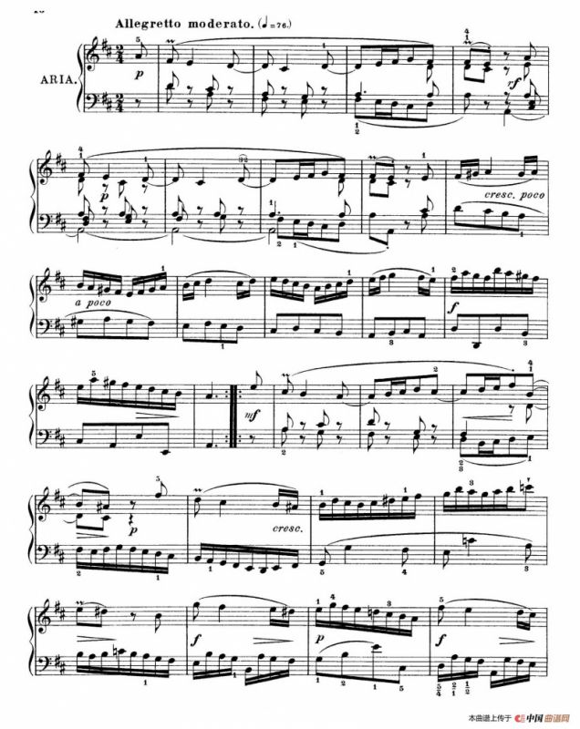 Six Partitas BWV 825-830（6首帕蒂塔·4）