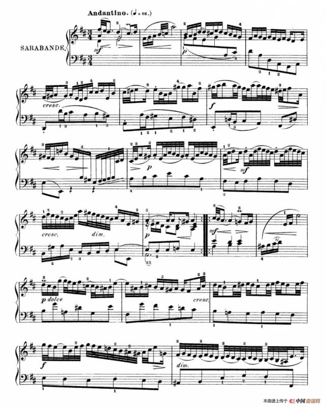 Six Partitas BWV 825-830（6首帕蒂塔·4）