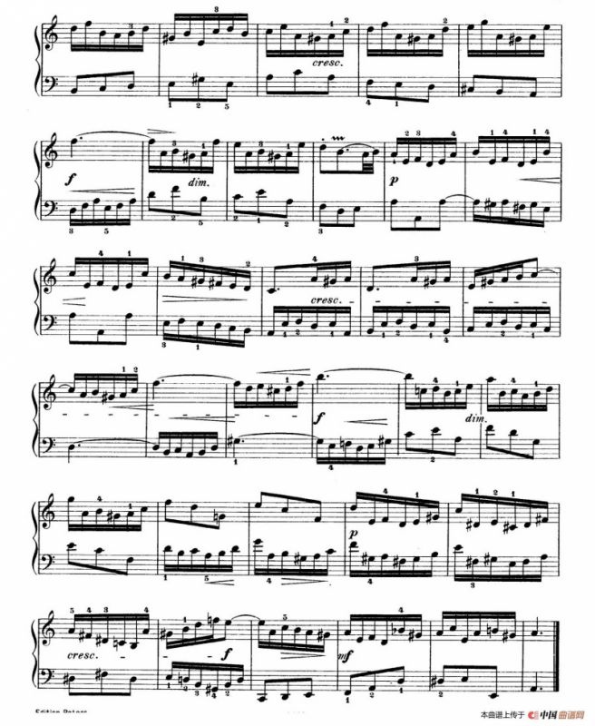 Six Partitas BWV 825-830（6首帕蒂塔·3）