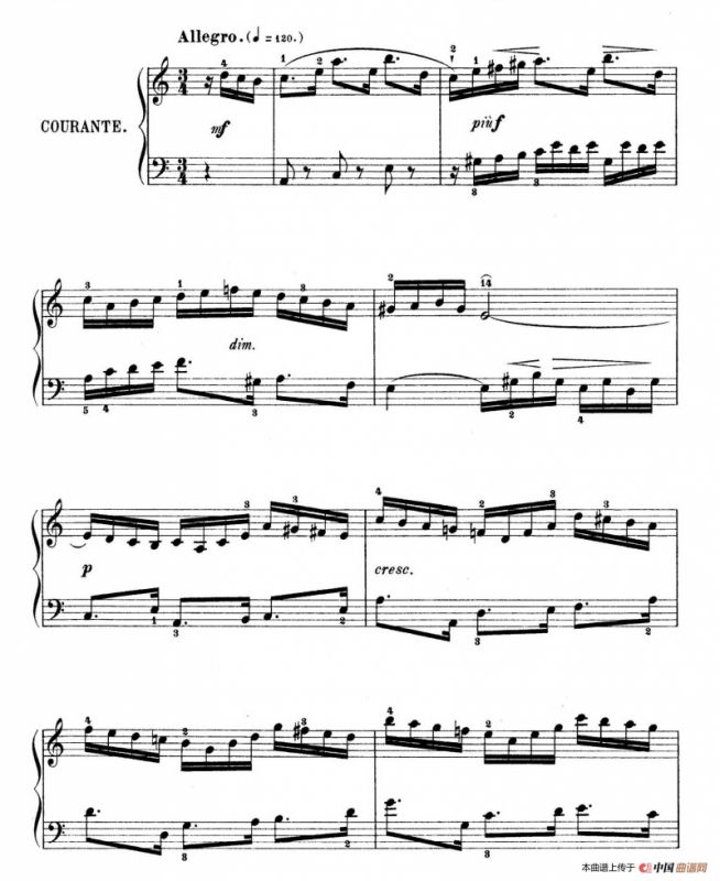 Six Partitas BWV 825-830（6首帕蒂塔·3）