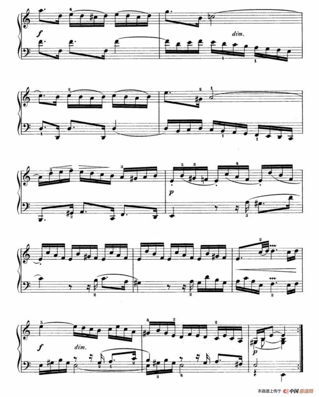 Six Partitas BWV 825-830（6首帕蒂塔·3）