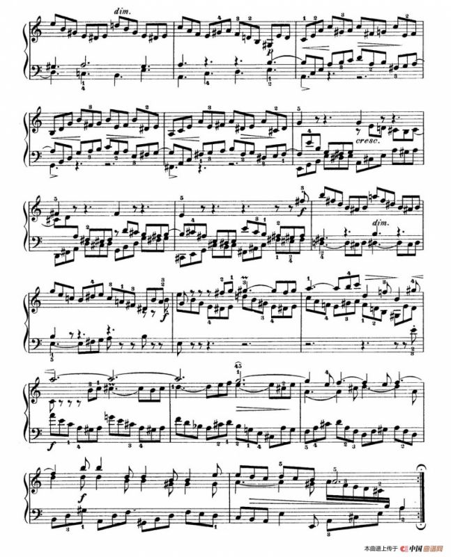 Six Partitas BWV 825-830（6首帕蒂塔·3）