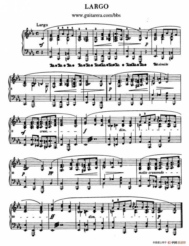 Largo（广板·肖邦遗作）