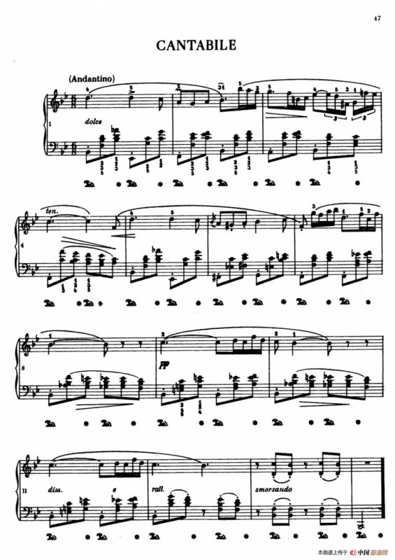 Cantabile（如歌的作品）