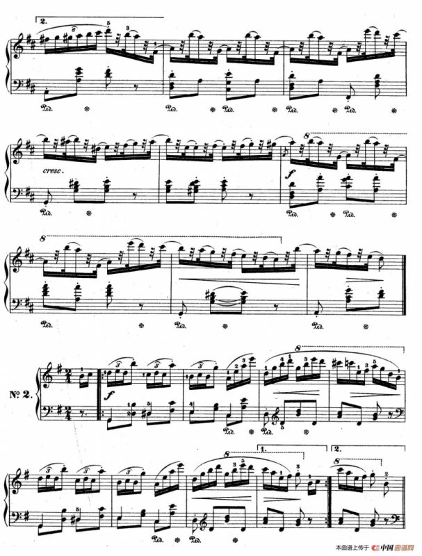Trois Ecossaises Op.72-3 （3首埃科塞斯舞曲）