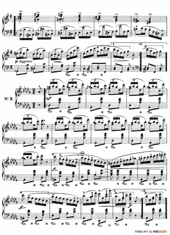 Trois Ecossaises Op.72-3 （3首埃科塞斯舞曲）