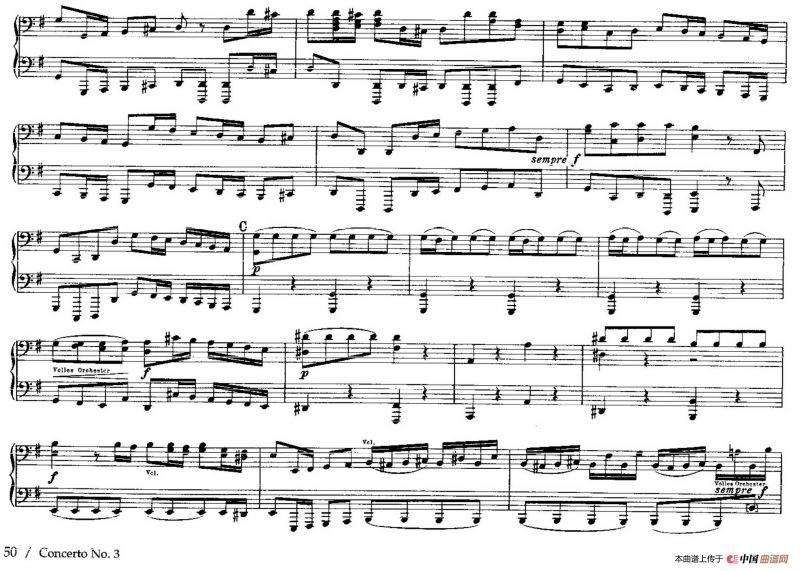 Brandenburg Concerto No.3 in G Major BWV.1048（G大调第三勃兰登堡协奏曲·四手联弹版）