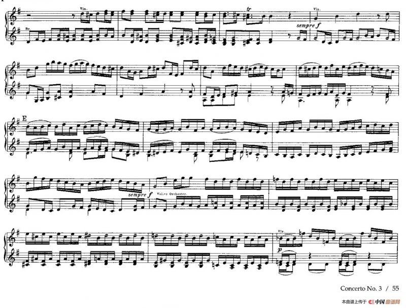 Brandenburg Concerto No.3 in G Major BWV.1048（G大调第三勃兰登堡协奏曲·四手联弹版）