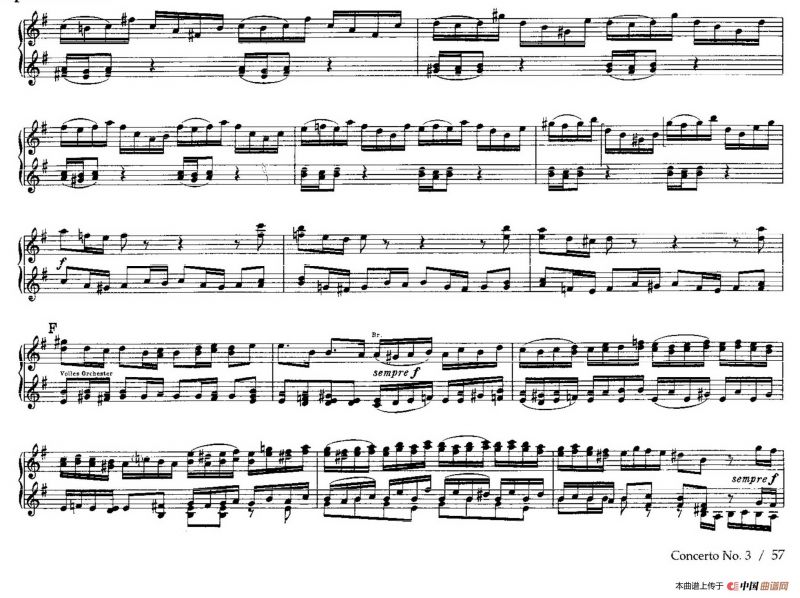 Brandenburg Concerto No.3 in G Major BWV.1048（G大调第三勃兰登堡协奏曲·四手联弹版）