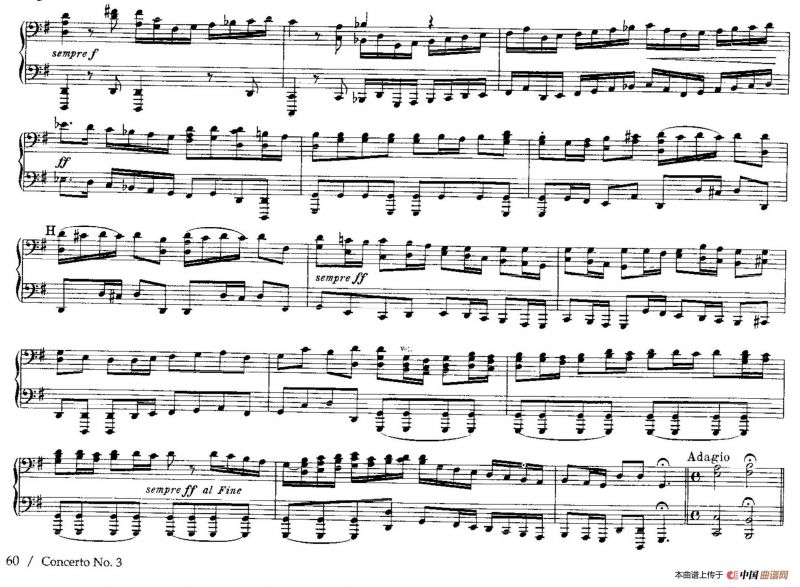 Brandenburg Concerto No.3 in G Major BWV.1048（G大调第三勃兰登堡协奏曲·四手联弹版）