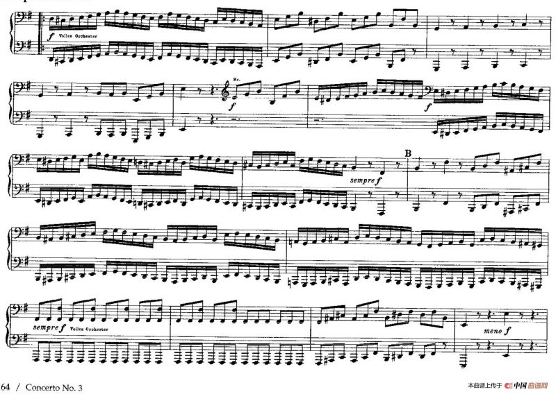 Brandenburg Concerto No.3 in G Major BWV.1048（G大调第三勃兰登堡协奏曲·四手联弹版）