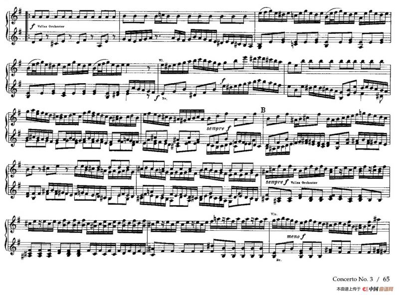 Brandenburg Concerto No.3 in G Major BWV.1048（G大调第三勃兰登堡协奏曲·四手联弹版）