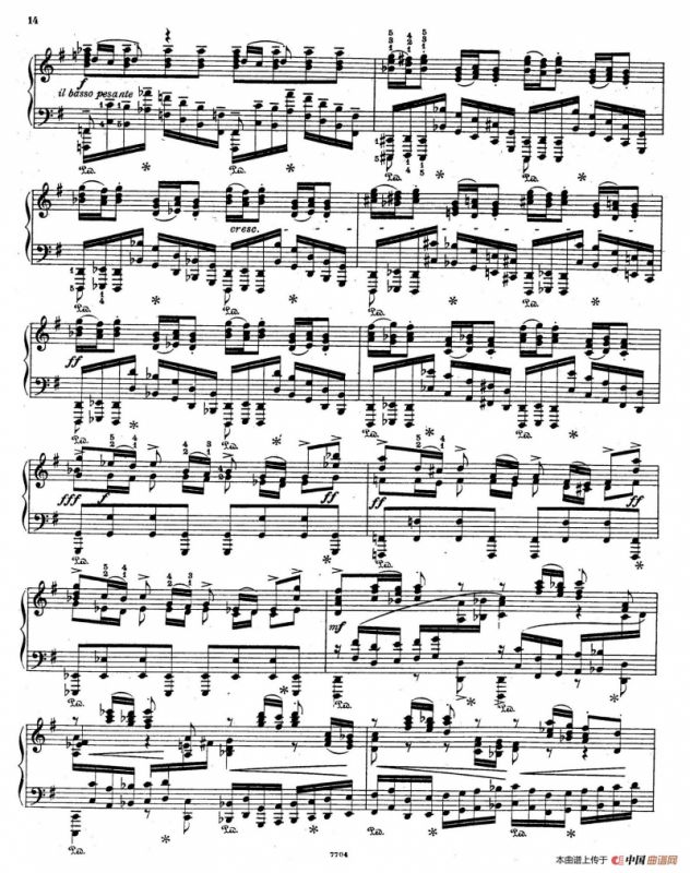 Brandenburg Concerto No.3 in G Major BWV.1048（G大调第三勃兰登堡协奏曲·钢琴独奏版）