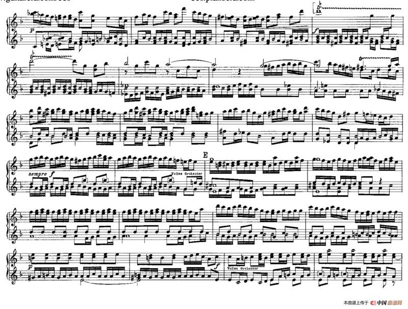 Brandenburg Concerto No.2 in F Major BWV.1047（F大调第二勃兰登堡协奏曲·四手联弹版）