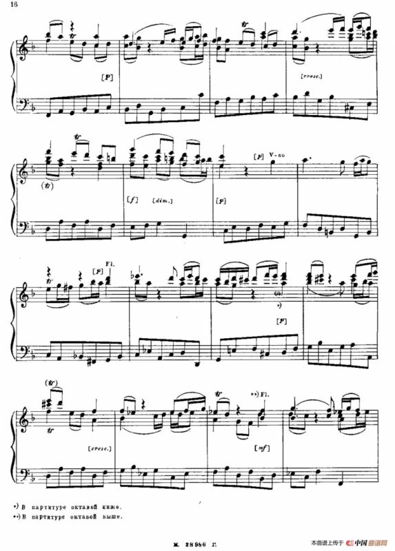 Brandenburg Concerto No.2 in F Major BWV.1047（F大调第二勃兰登堡协奏曲·钢琴独奏版）