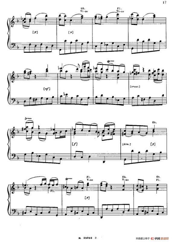 Brandenburg Concerto No.2 in F Major BWV.1047（F大调第二勃兰登堡协奏曲·钢琴独奏版）