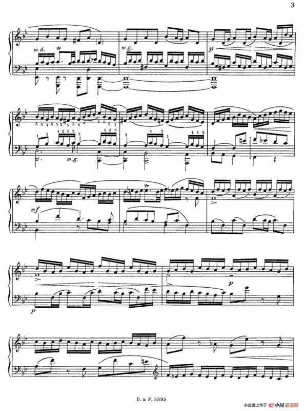 Fugue in g Minor BWV 578（g小调赋格·菲利普改编钢琴独奏版）