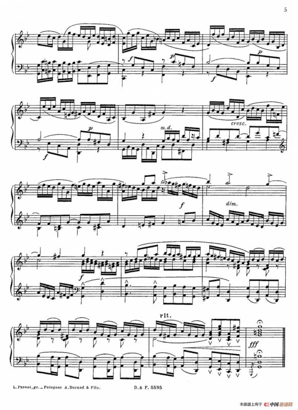 Fugue in g Minor BWV 578（g小调赋格·菲利普改编钢琴独奏版）