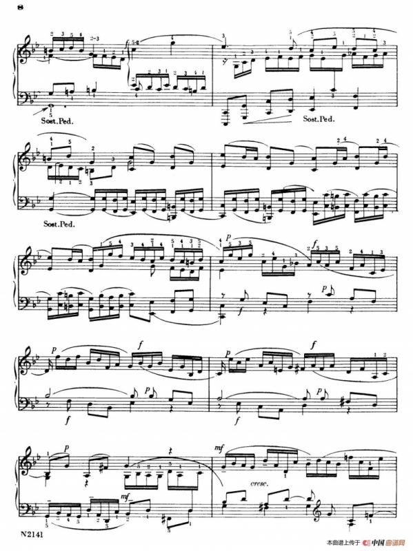 Fugue in g Minor BWV 578（g小调赋格·Briskier改编钢琴独奏版）