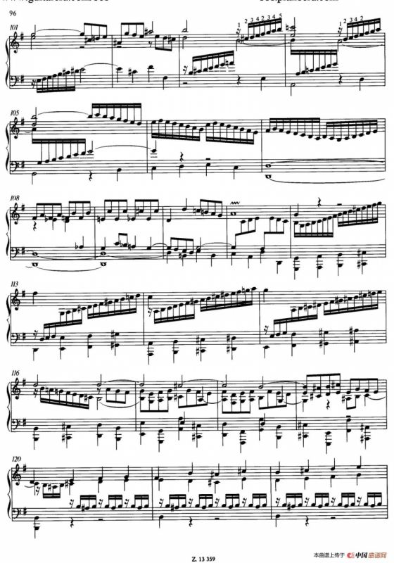 Prelude and Fugue in e Minor BWV 548（e小调前奏曲与赋格）