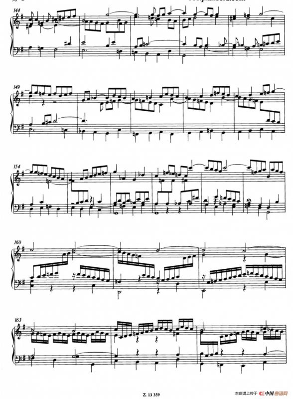 Prelude and Fugue in e Minor BWV 548（e小调前奏曲与赋格）