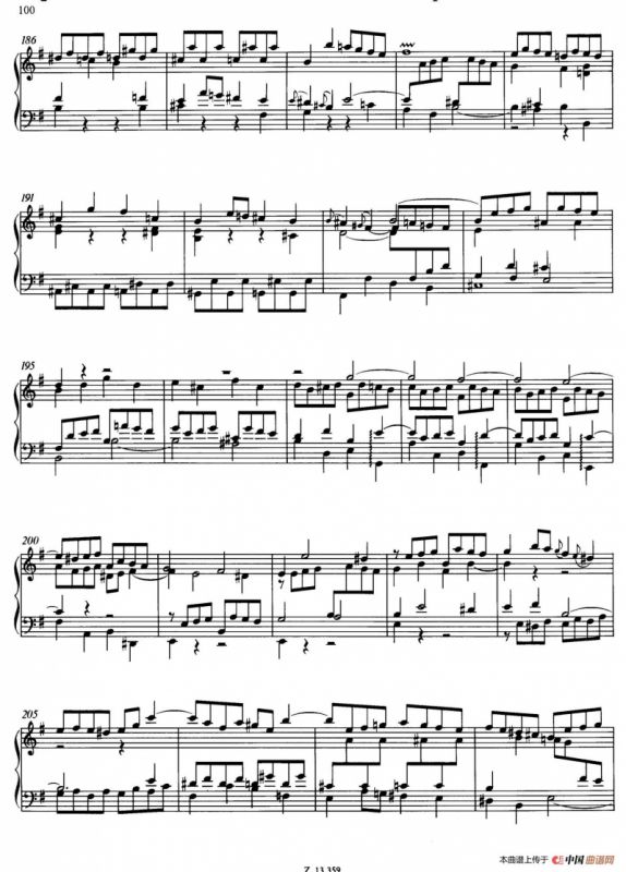 Prelude and Fugue in e Minor BWV 548（e小调前奏曲与赋格）