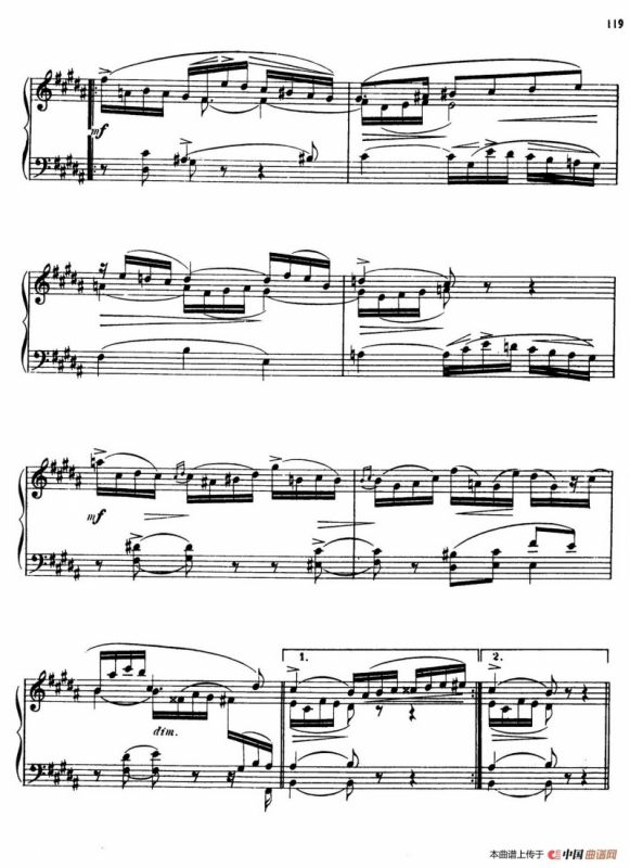 24 Characteristic Pieces Op.36（24首性格小品·23）