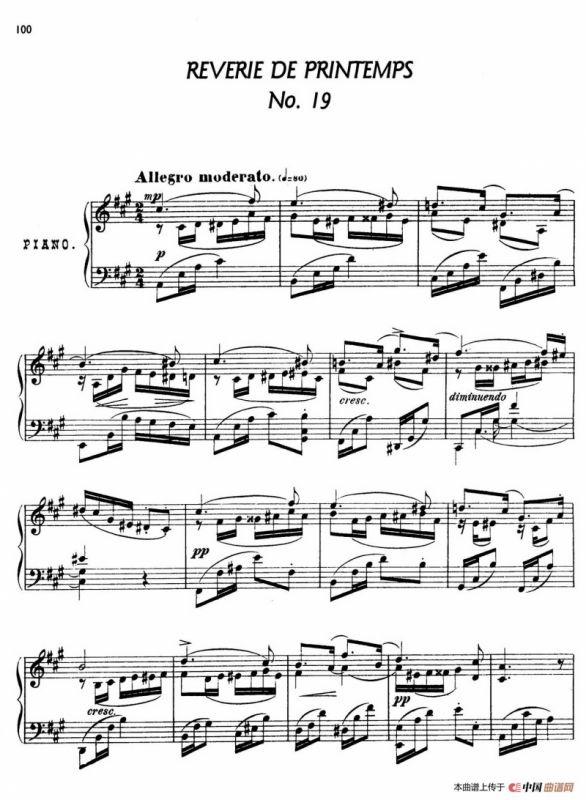 24 Characteristic Pieces Op.36（24首性格小品·19）