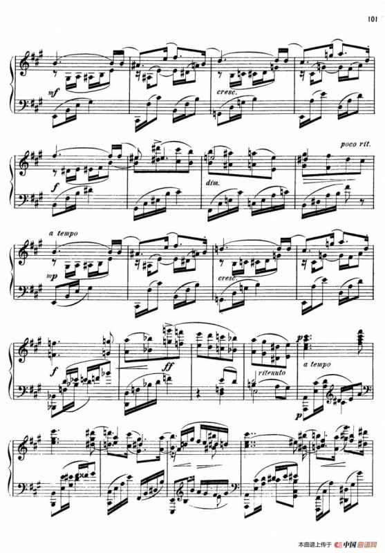 24 Characteristic Pieces Op.36（24首性格小品·19）