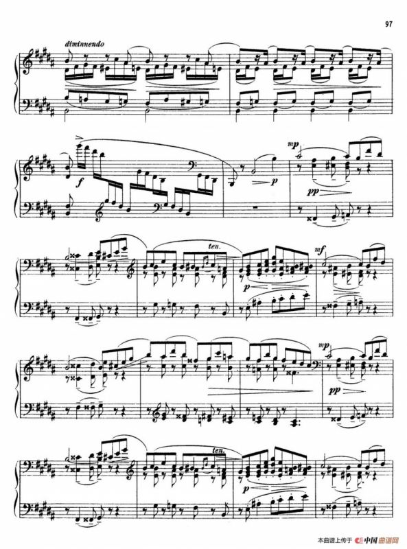 24 Characteristic Pieces Op.36（24首性格小品·18）