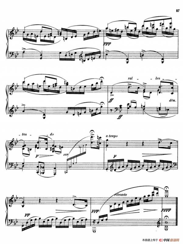 24 Characteristic Pieces Op.36（24首性格小品·16）