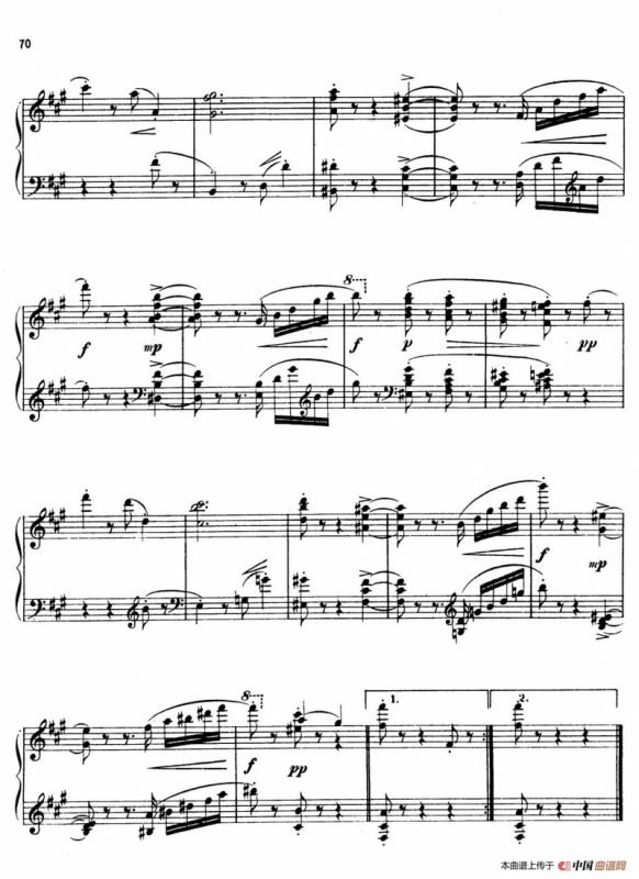 24 Characteristic Pieces Op.36（24首性格小品·14）