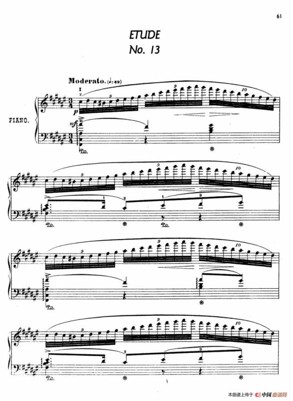 24 Characteristic Pieces Op.36（24首性格小品·13）