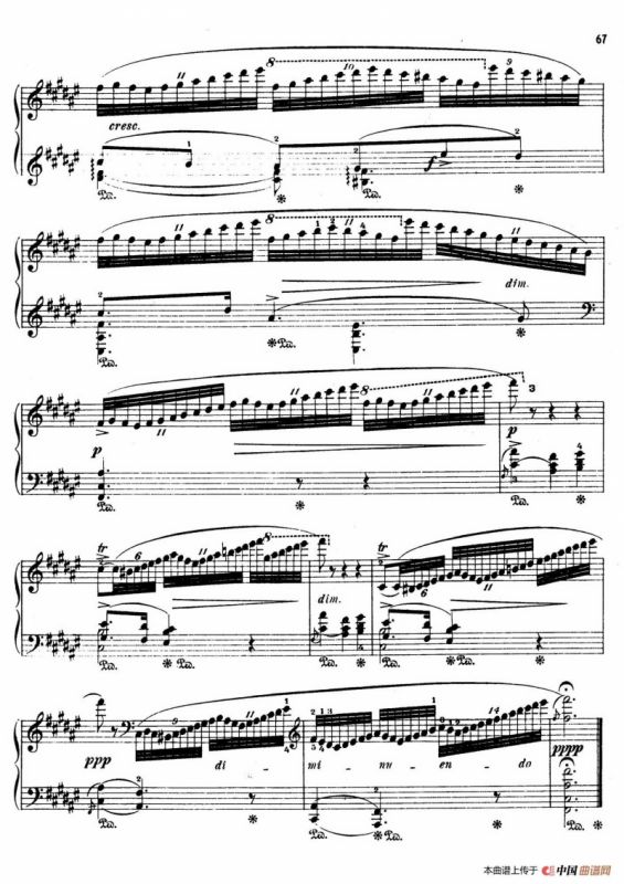 24 Characteristic Pieces Op.36（24首性格小品·13）